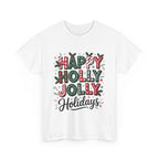 happy holly jolly graphic Tee
