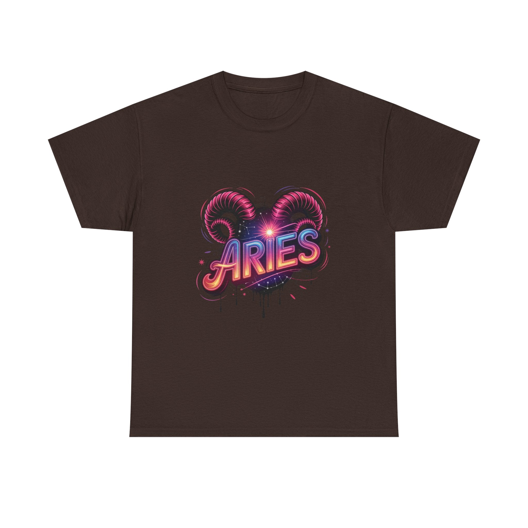 Neon Aries Zodiac Tee