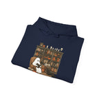 Ghost Reading Book Halloween Hoodie