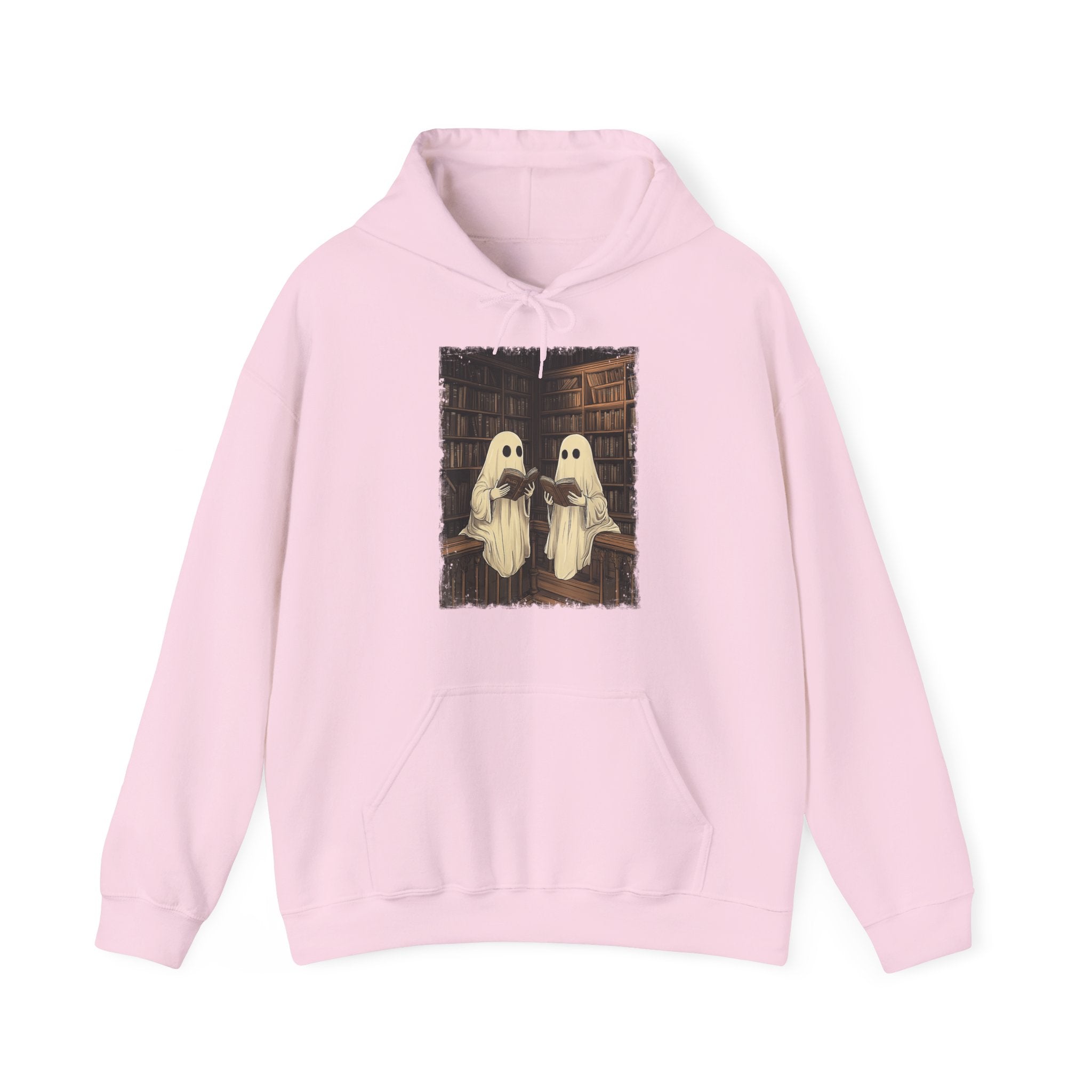 Halloween Ghost Book Reading Hoodie