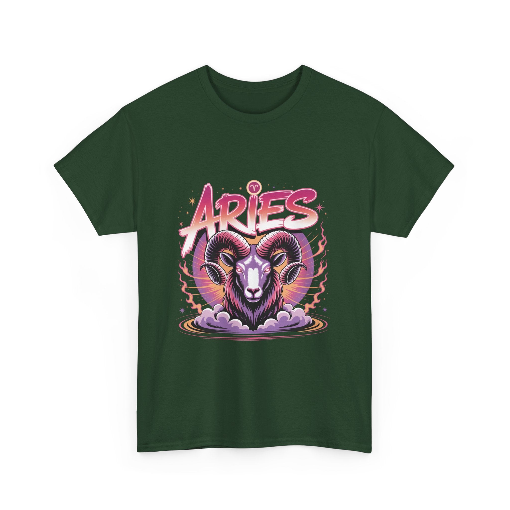 Neon Aries Zodiac Tee