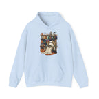 Ghost Reading Halloween Book Lover Hoodie