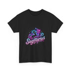 Neon Sagittarius Zodiac Tee