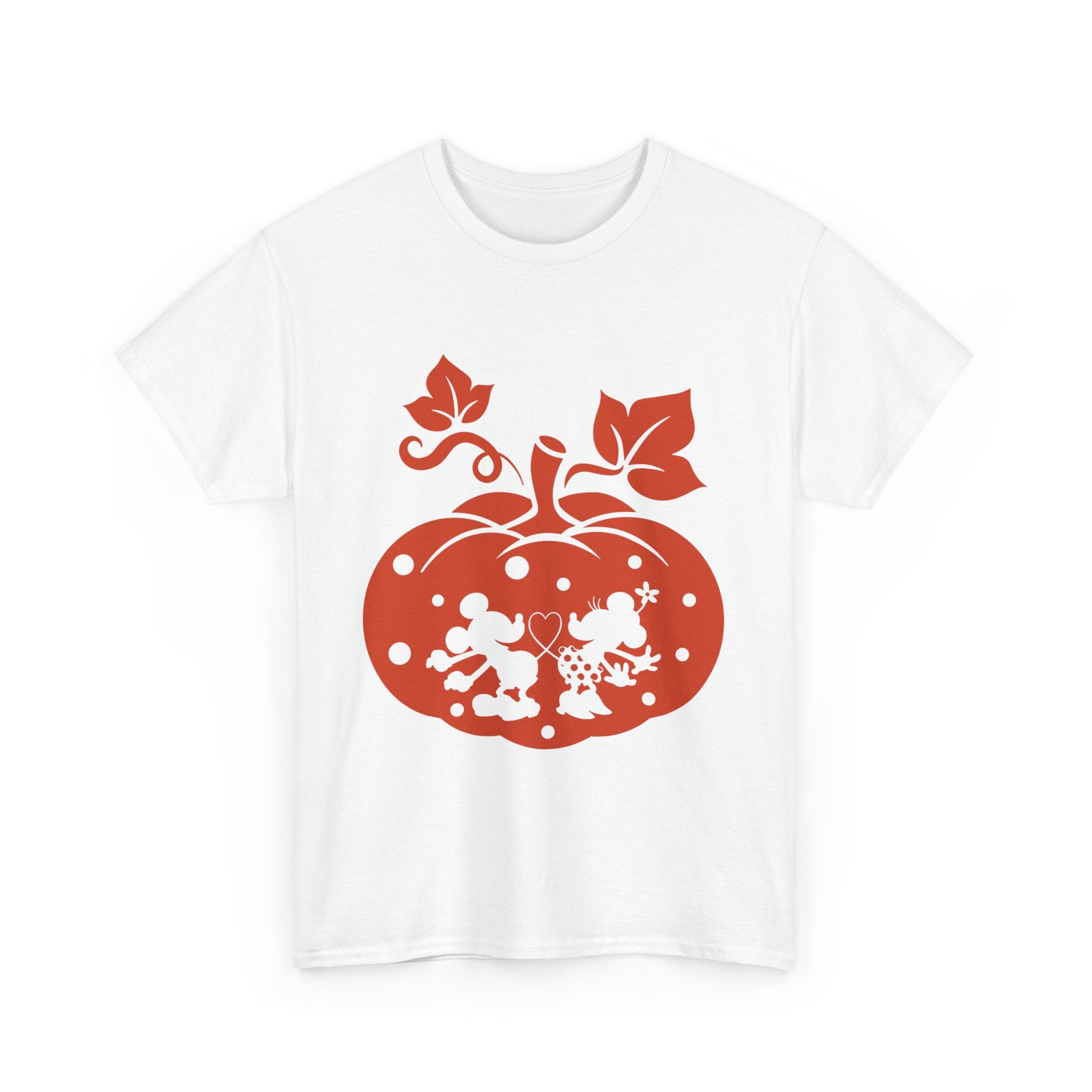 pumpkin carved Mickey & Minnie Graphic Tee