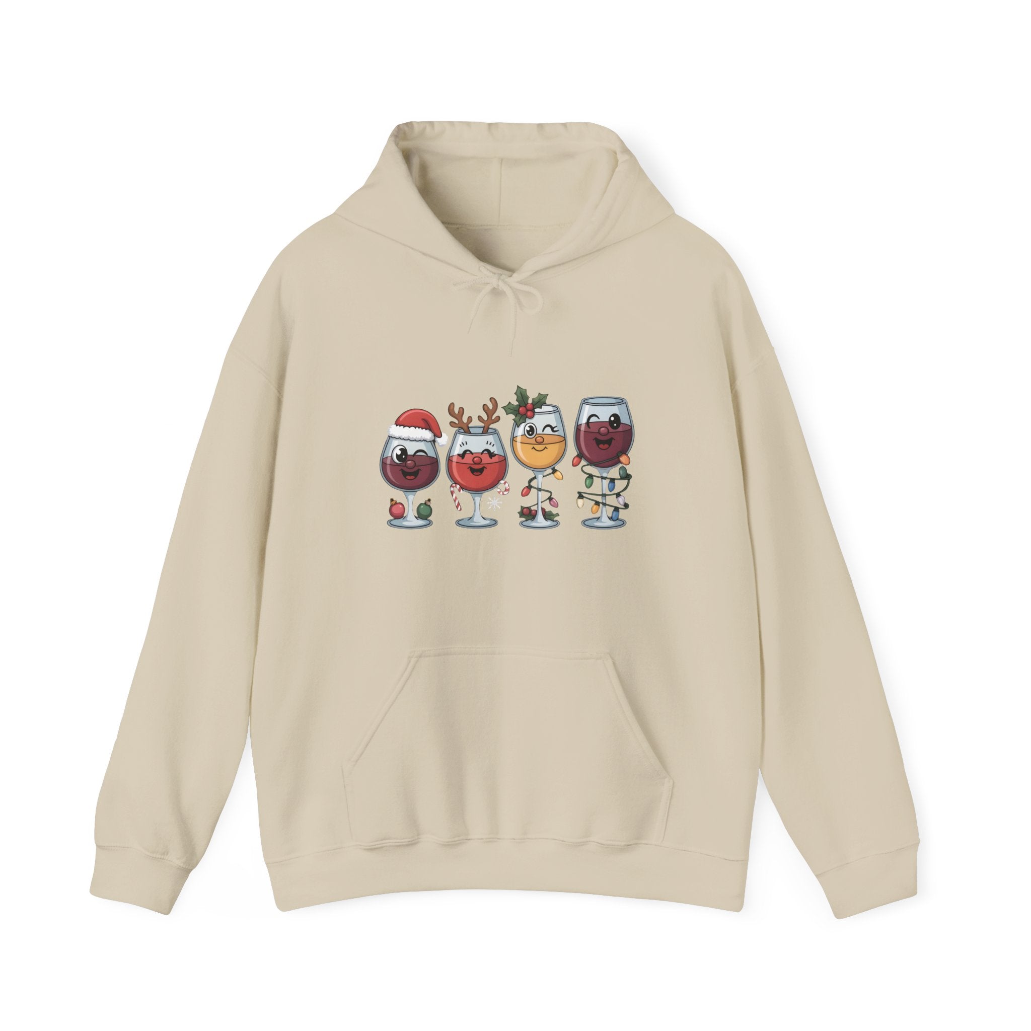 Christmas Wine Party Hoodie