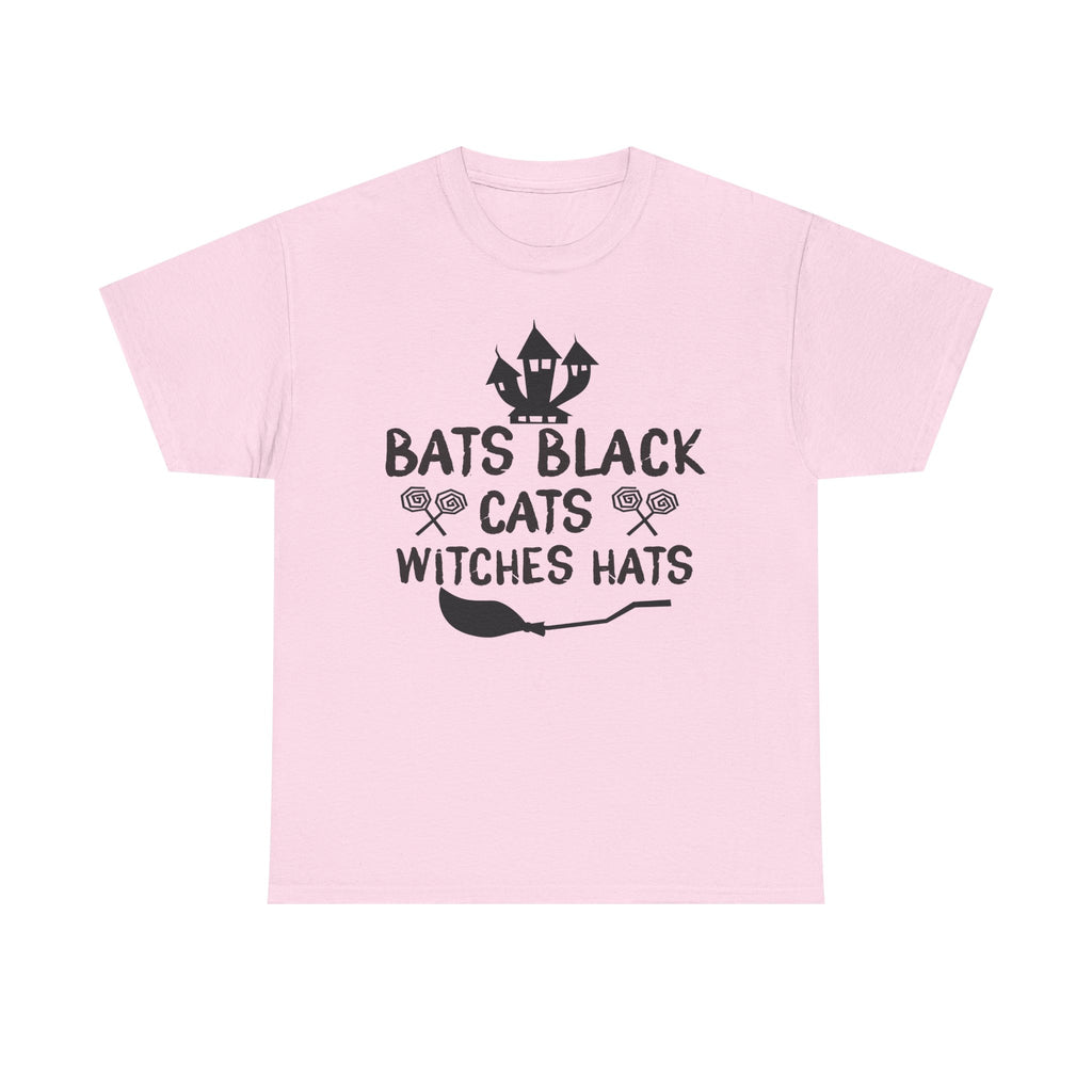 Bats Black Cats Witch Hats Tee