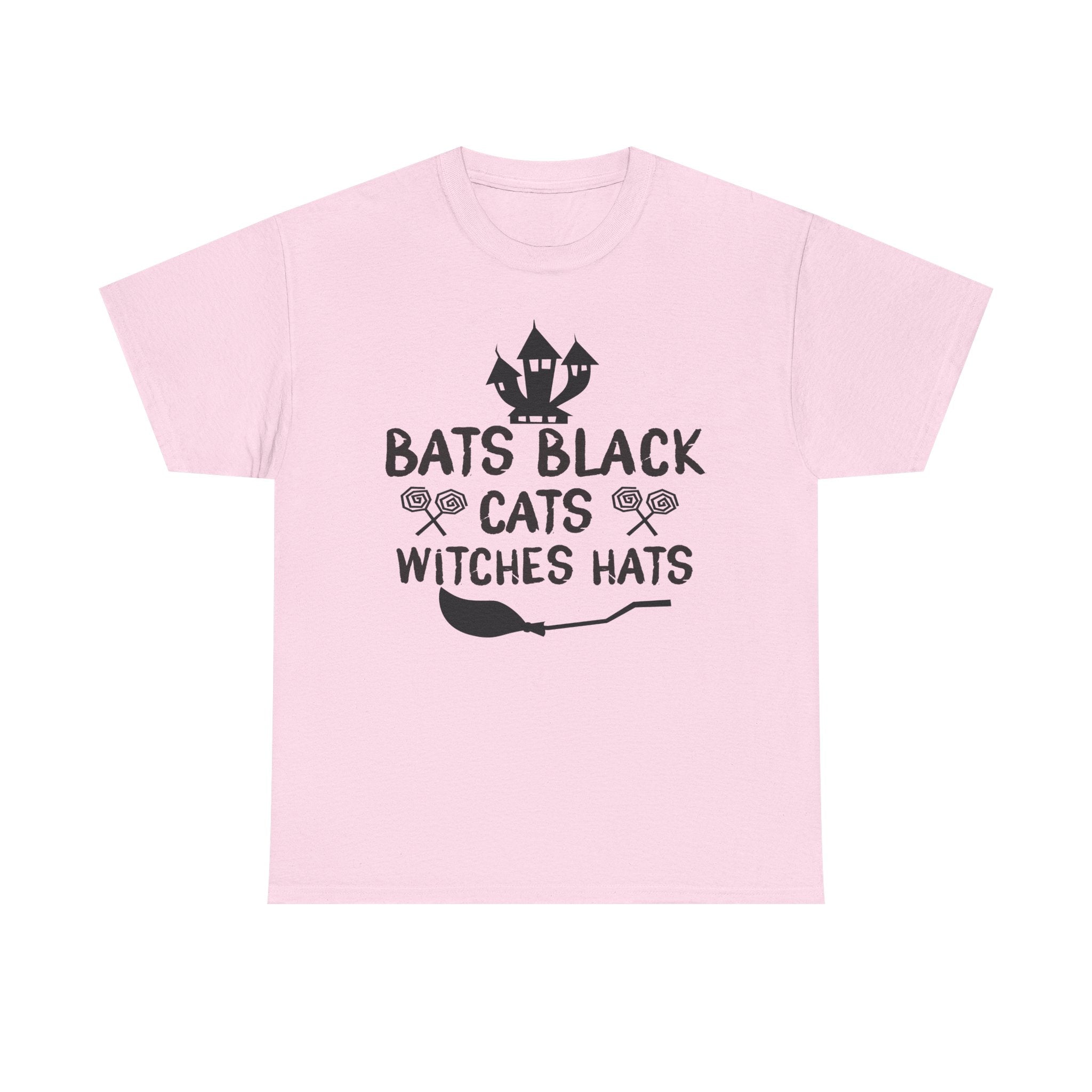Bats Black Cats Witch Hats Tee