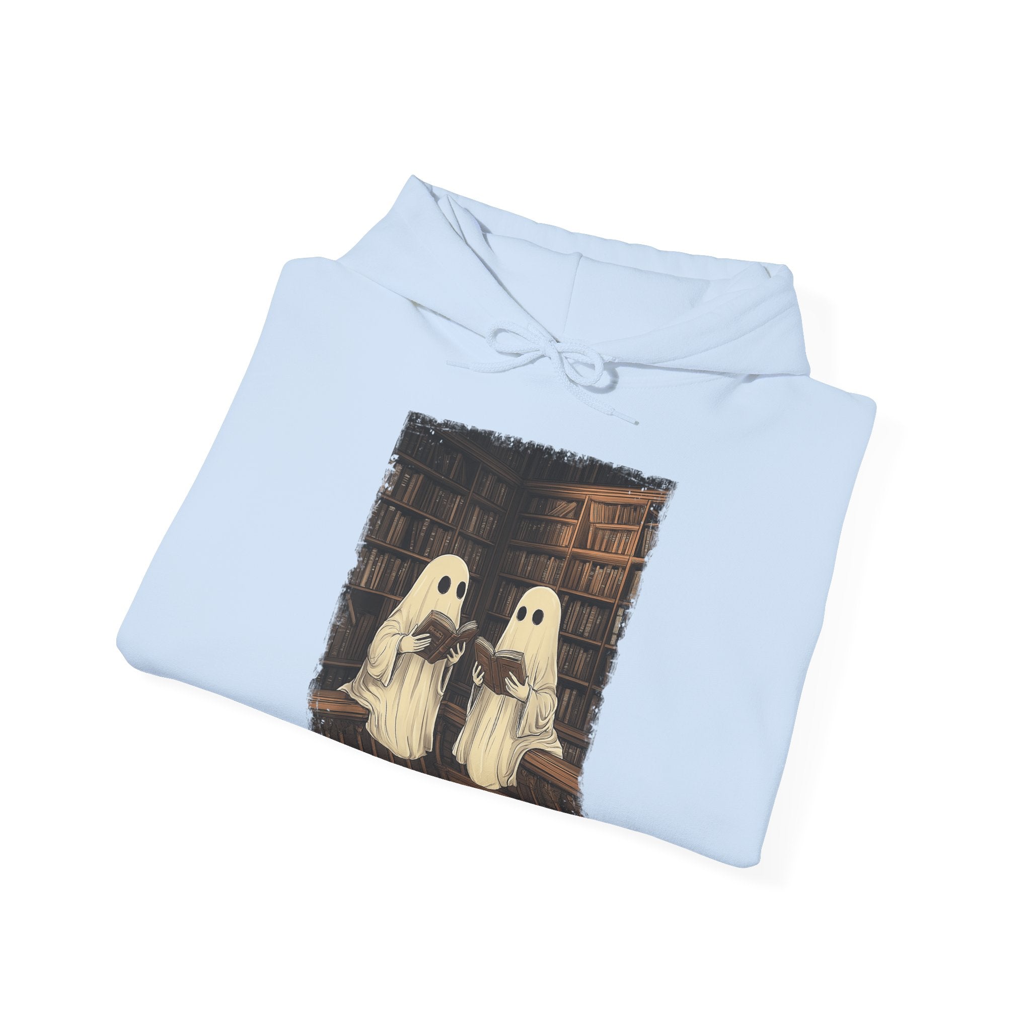 Halloween Ghost Book Reading Hoodie