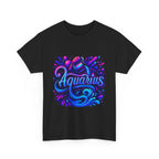 Neon Aquarius Zodiac Tee