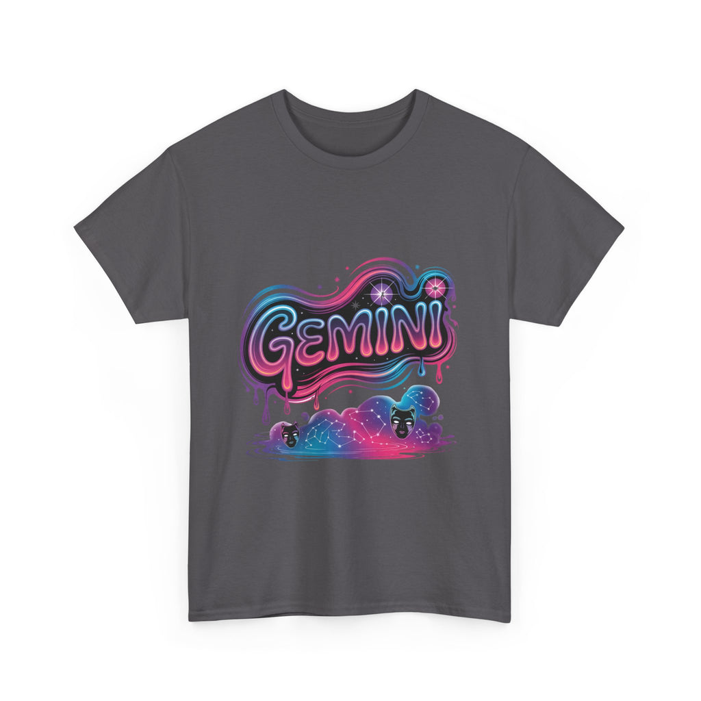 Neon Gemini Zodiac Tee