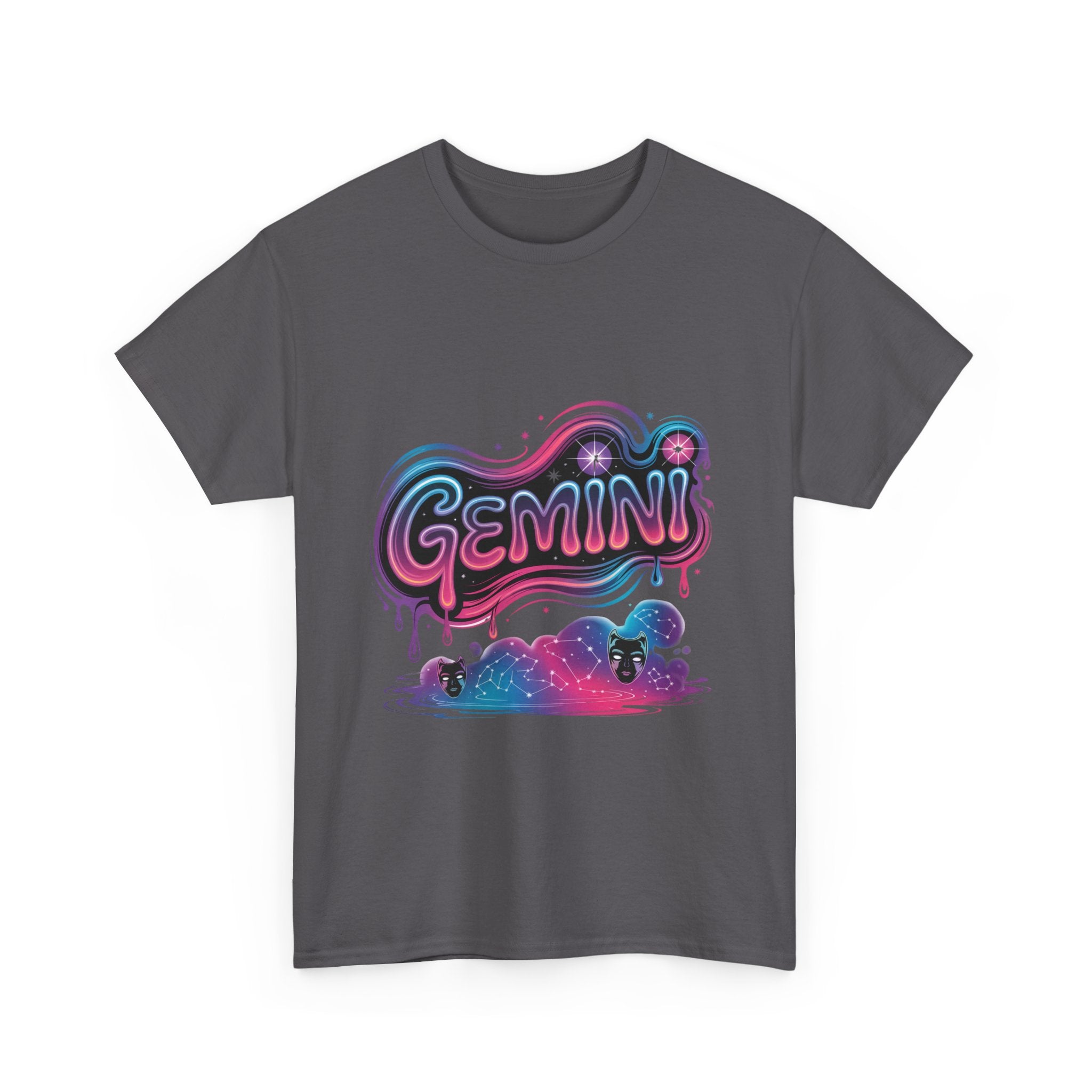 Neon Gemini Zodiac Tee