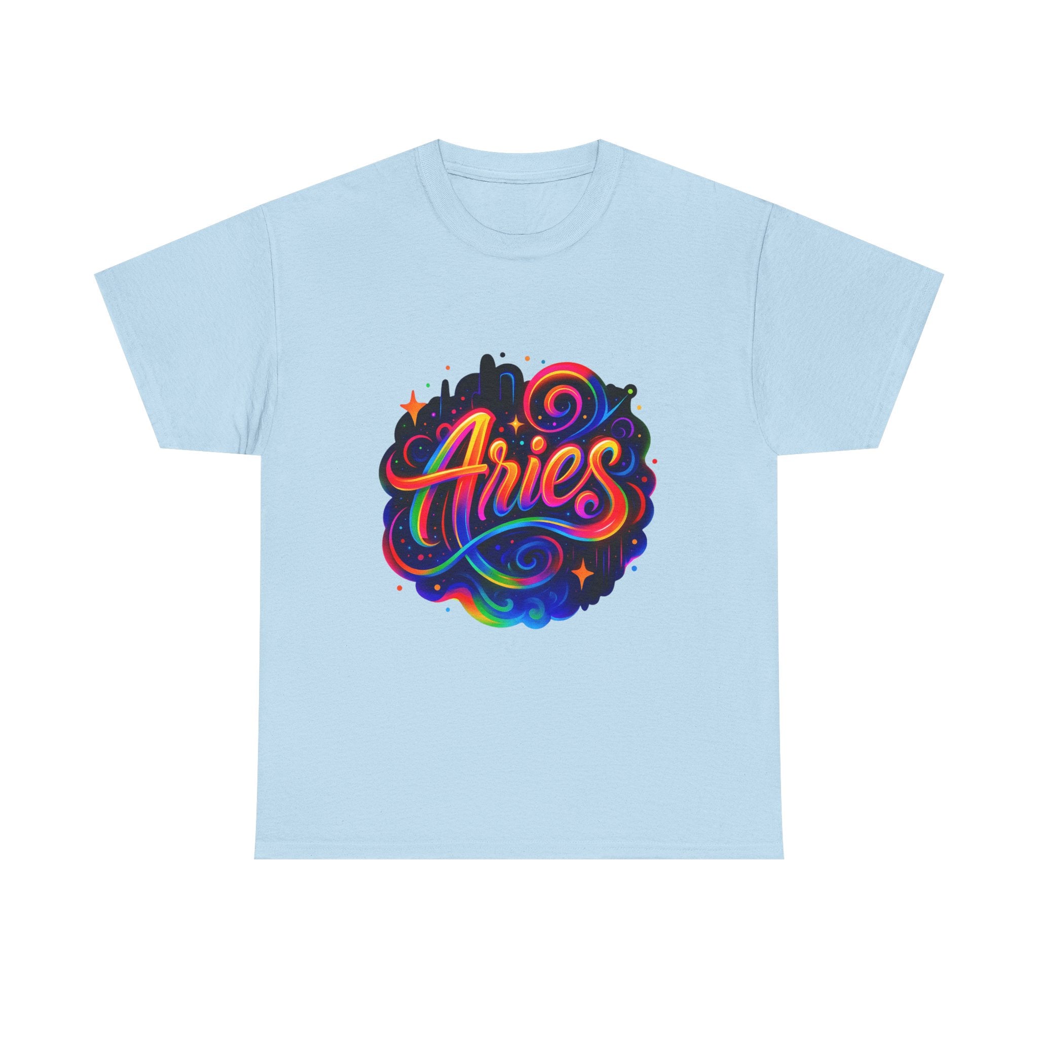 Neon Aries Zodiac Tee