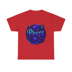 Neon Pisces Zodiac Tee