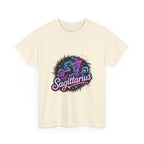 Neon Sagittarius Zodiac Tee