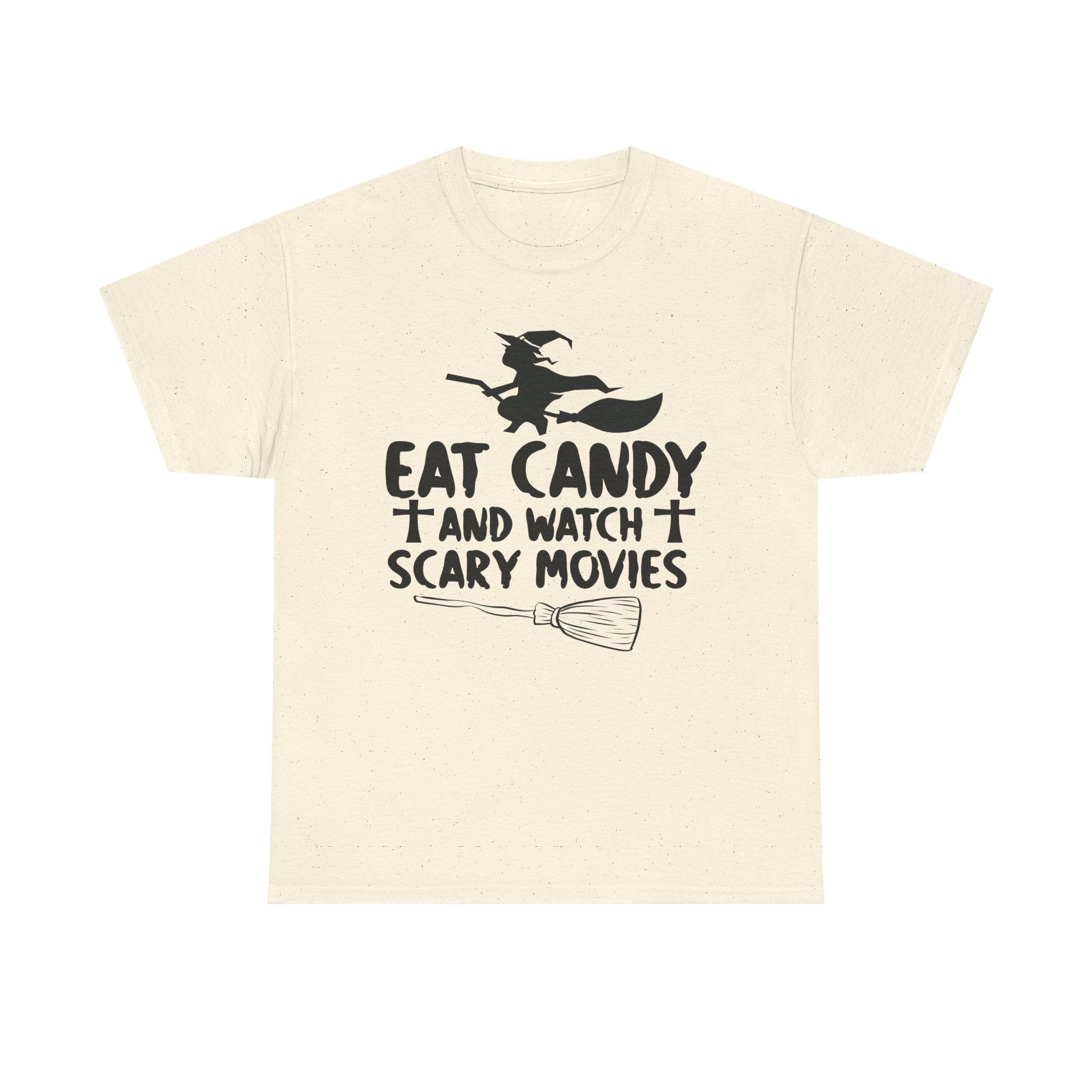 Eat Candy And Watch Scary Movies Halloween T-Shirt