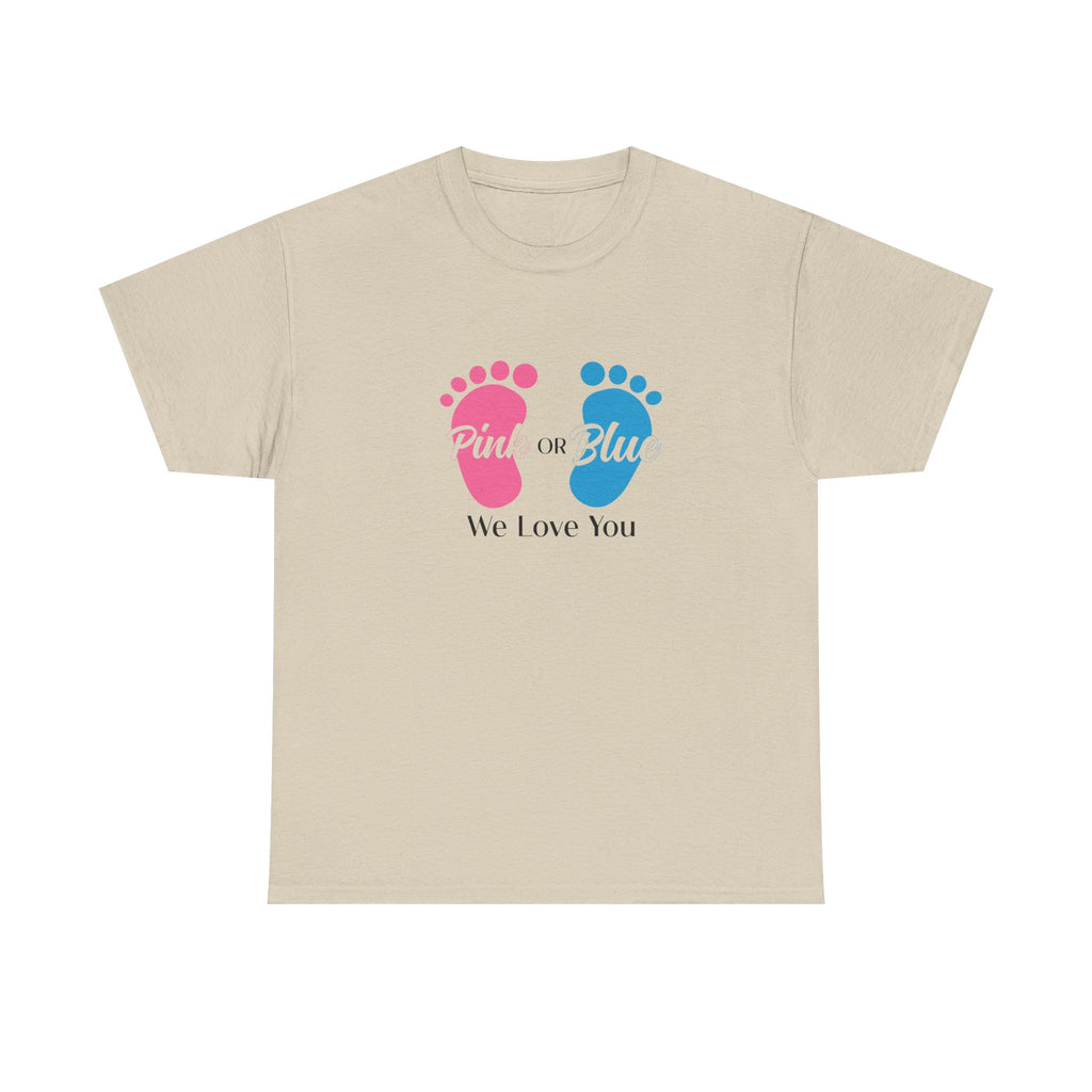 Pink Or Blue We Love You Tee