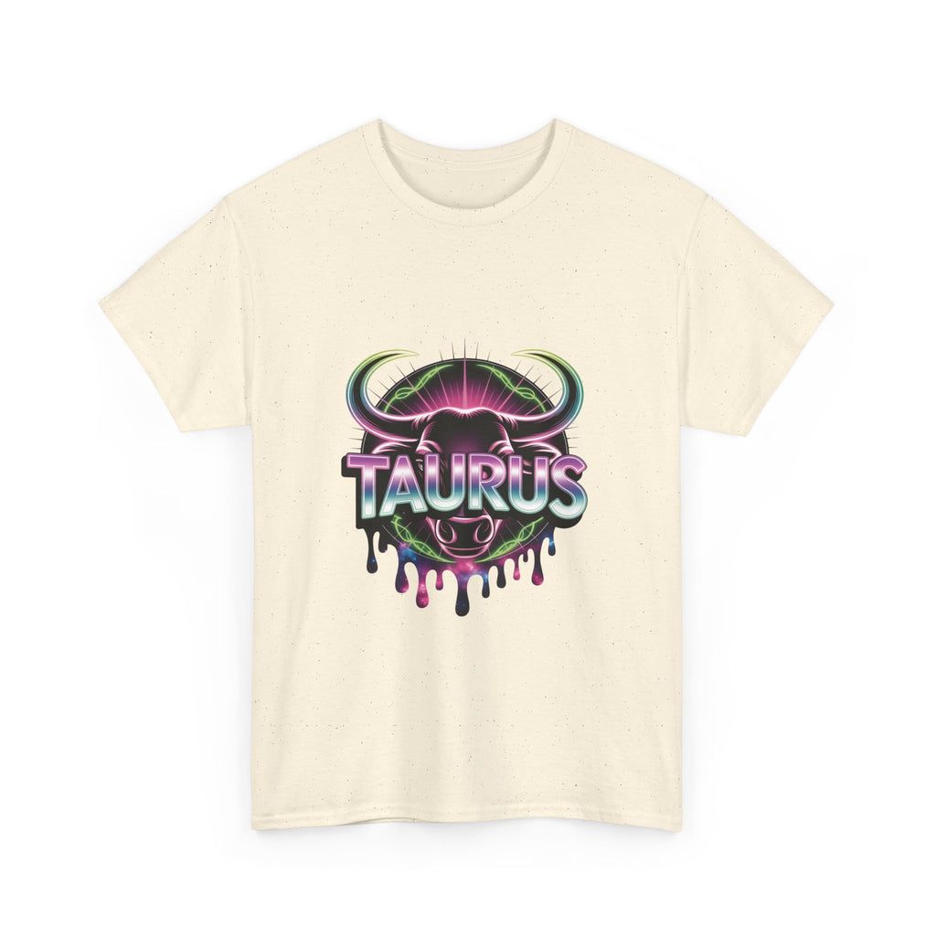 Neon Taurus Zodiac Tee