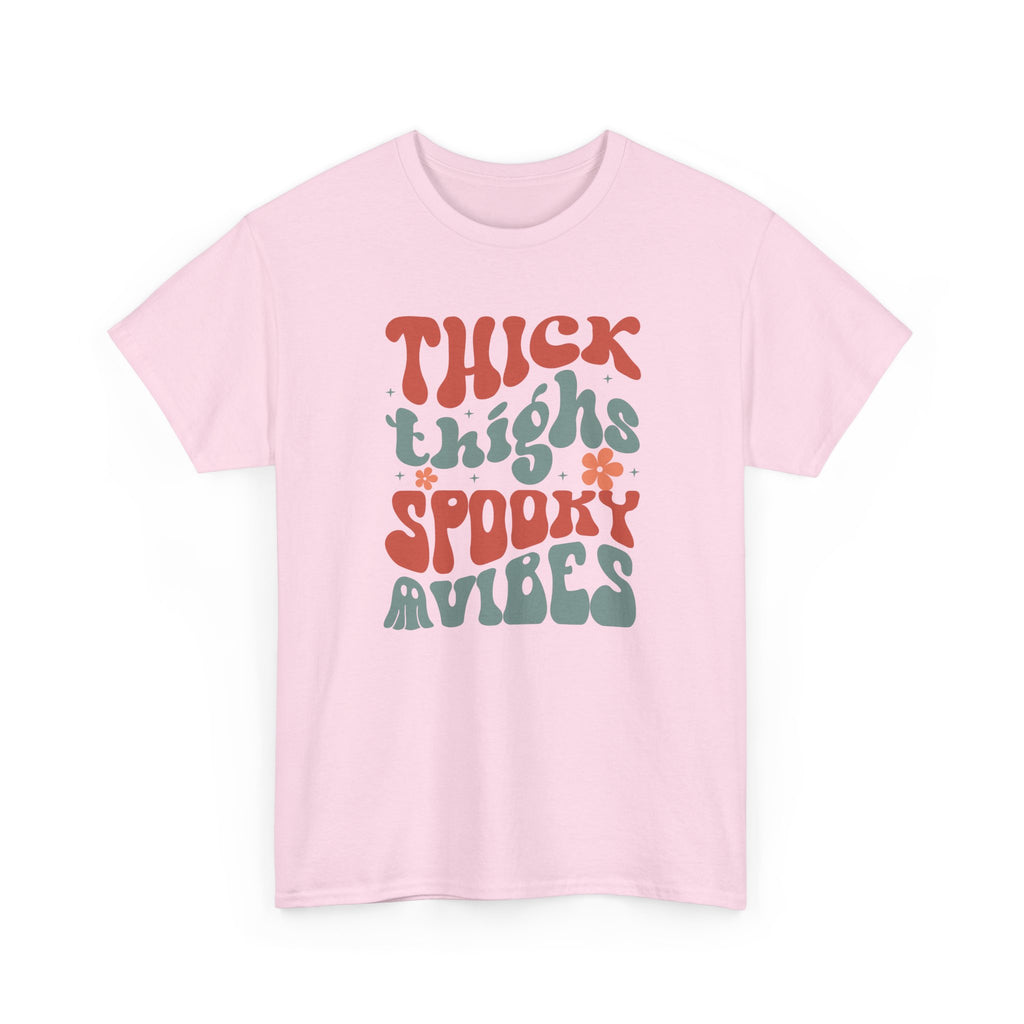 Thick Thighs Spooky Vibes Halloween Tee