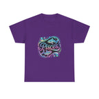 Neon Pisces Zodiac Tee
