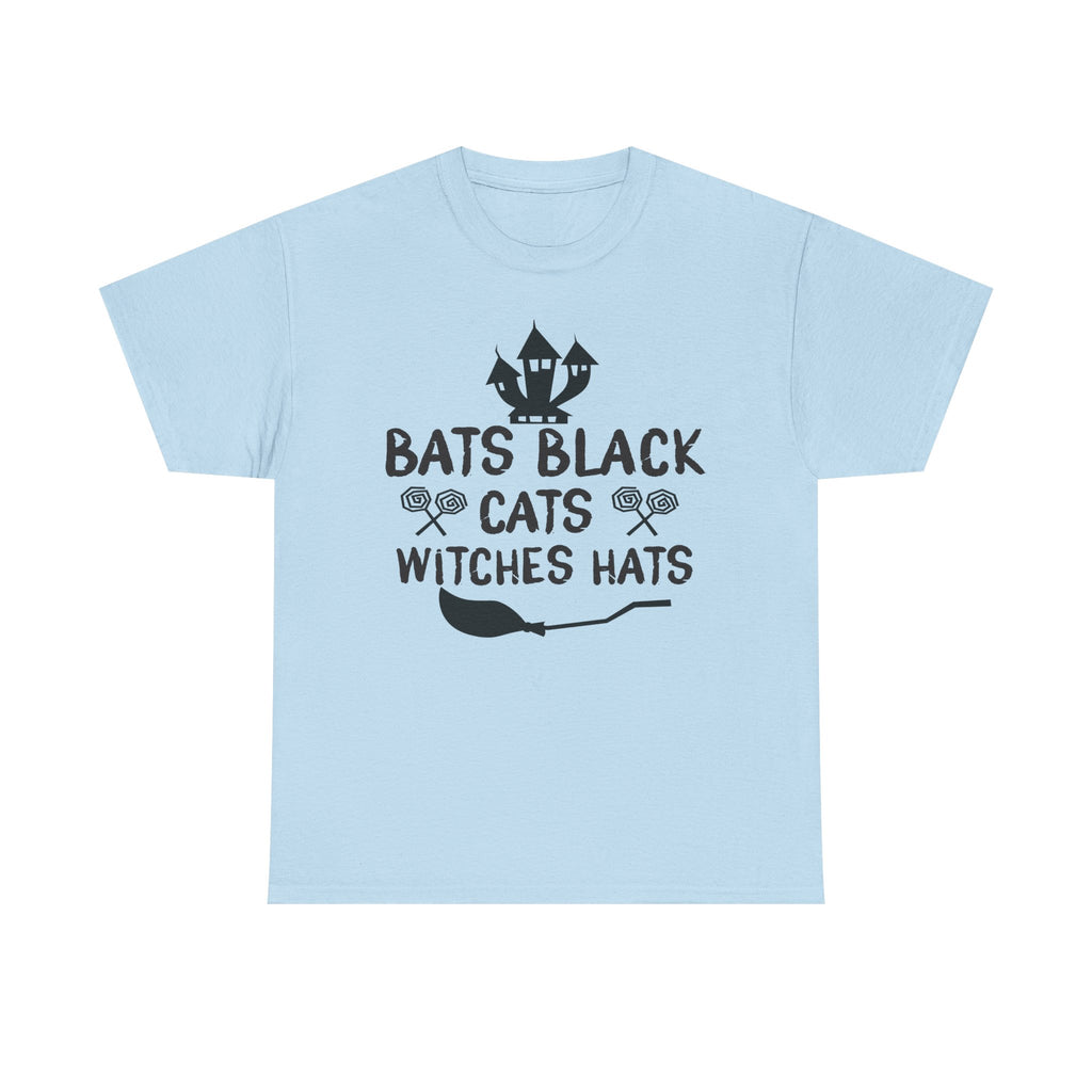 Bats Black Cats Witch Hats Tee