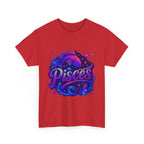 Neon Pisces Zodiac Tee