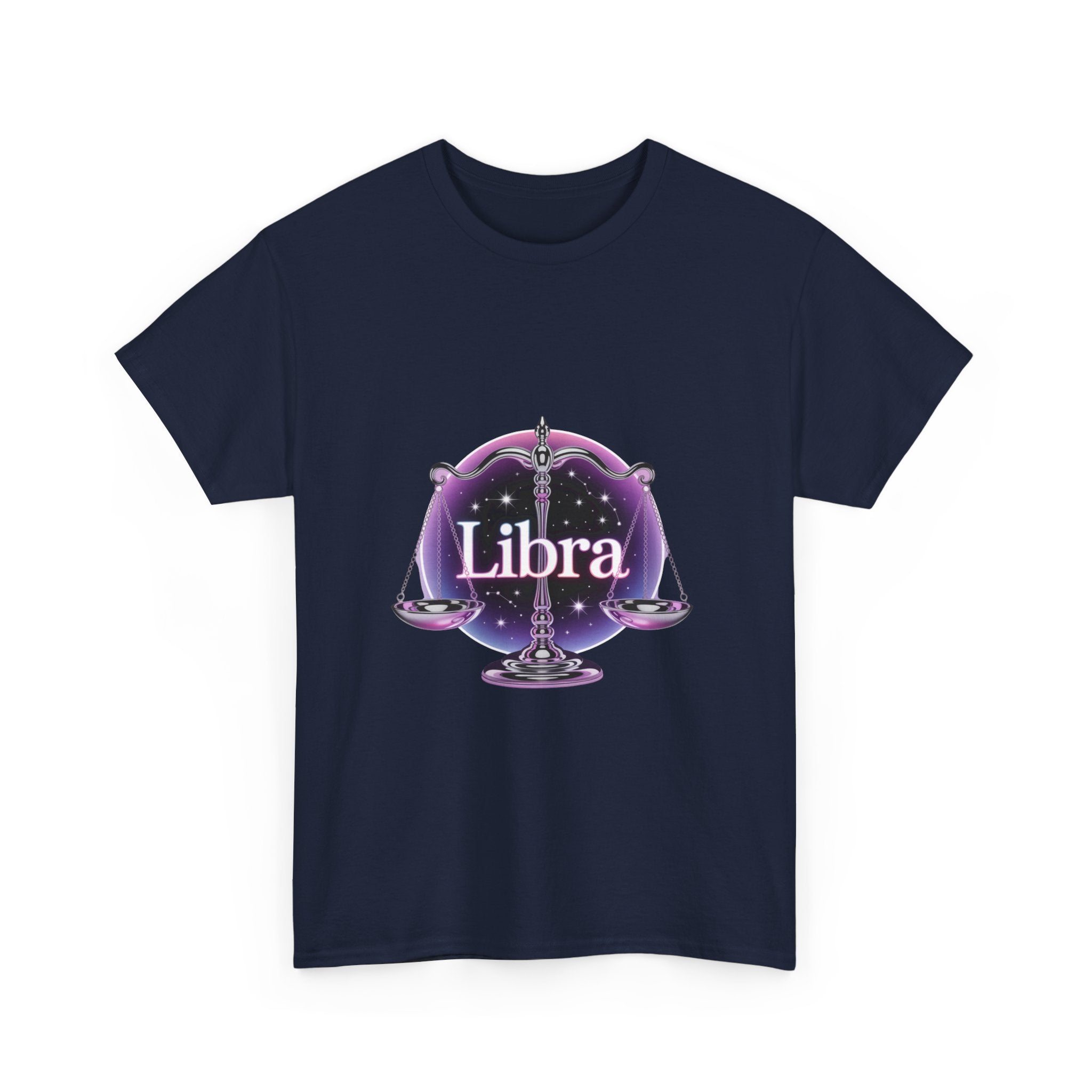 Neon Libra Zodiac Tee