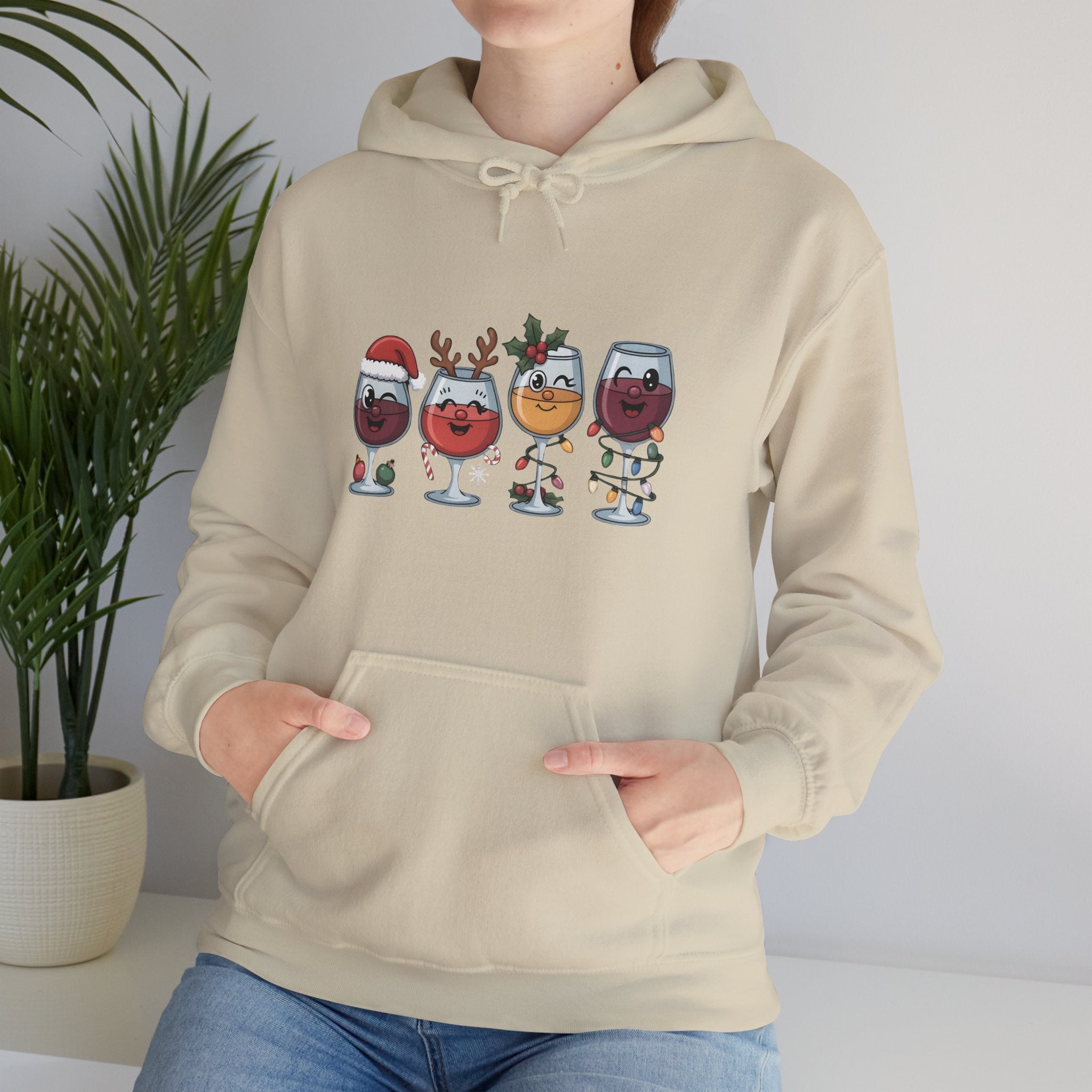 Christmas Wine Party Hoodie