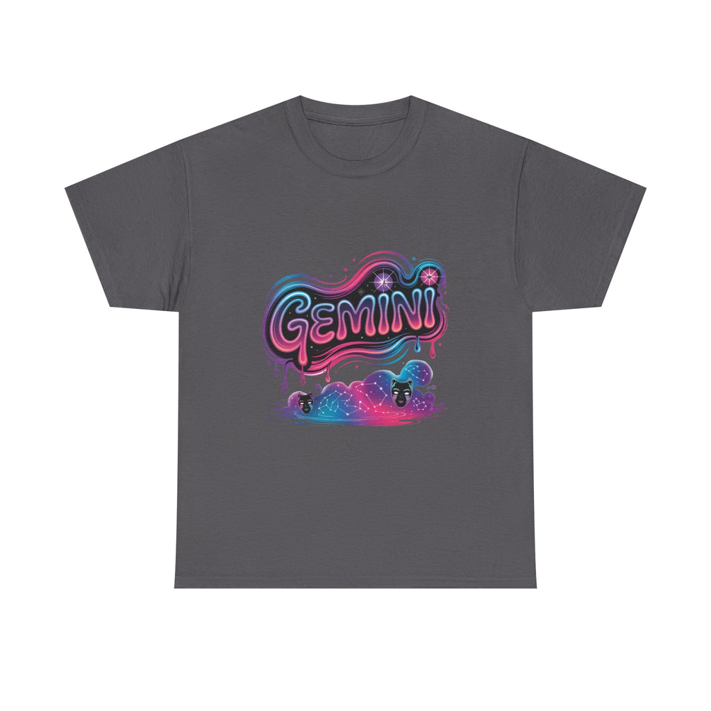 Neon Gemini Zodiac Tee