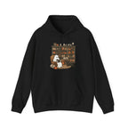 Ghost Reading Book Halloween Hoodie