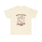 thankful & blessed, thanksgiving vibes graphic Tee