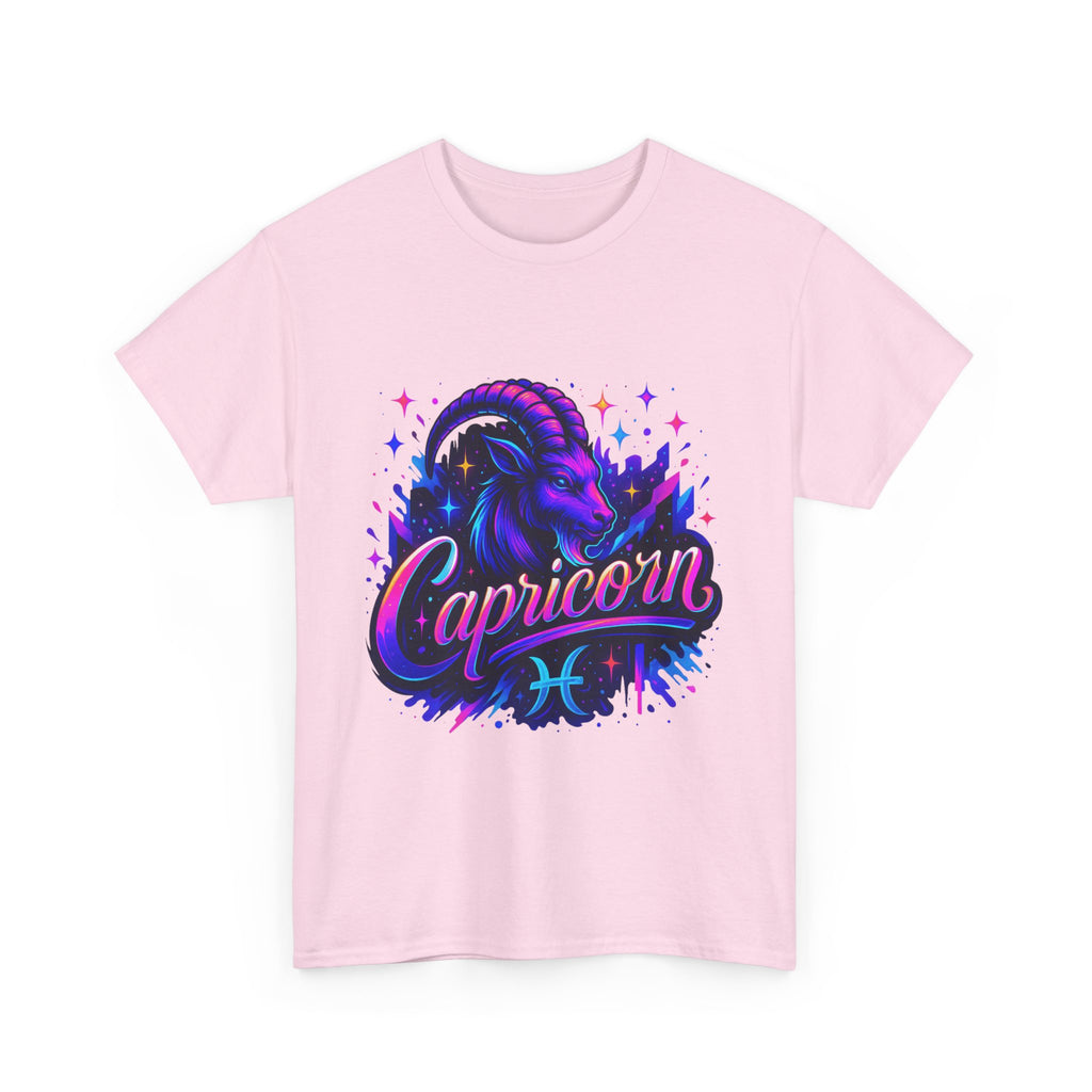 Neon Capricorn Zodiac Tee