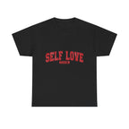 Self Love Club Graphic Unisex Tee, Positive Affirmation Shirt, Self Care Gift, Inspirational T-Shirt, Empowerment Tee, Mental Health