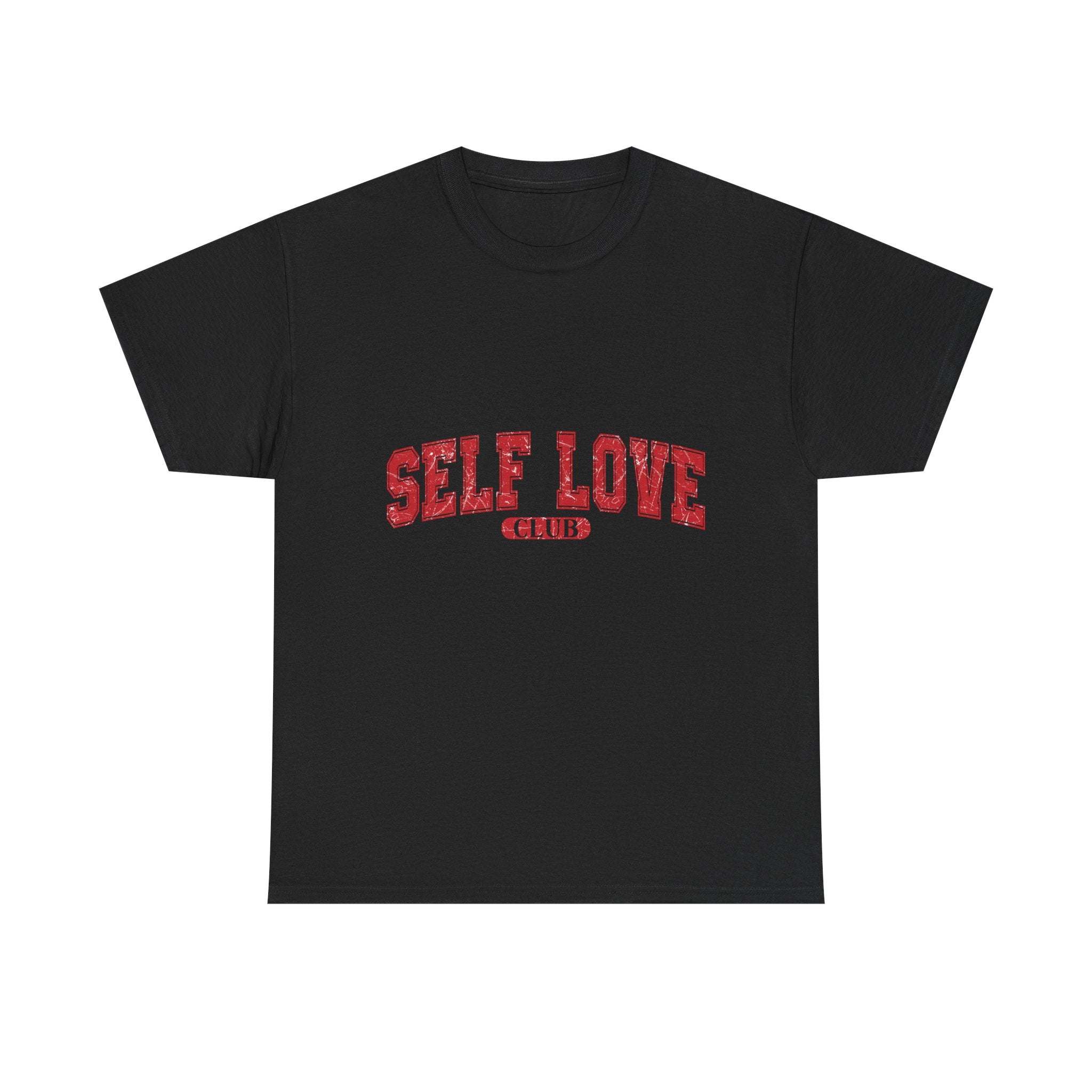 Self Love Club Graphic Unisex Tee, Positive Affirmation Shirt, Self Care Gift, Inspirational T-Shirt, Empowerment Tee, Mental Health