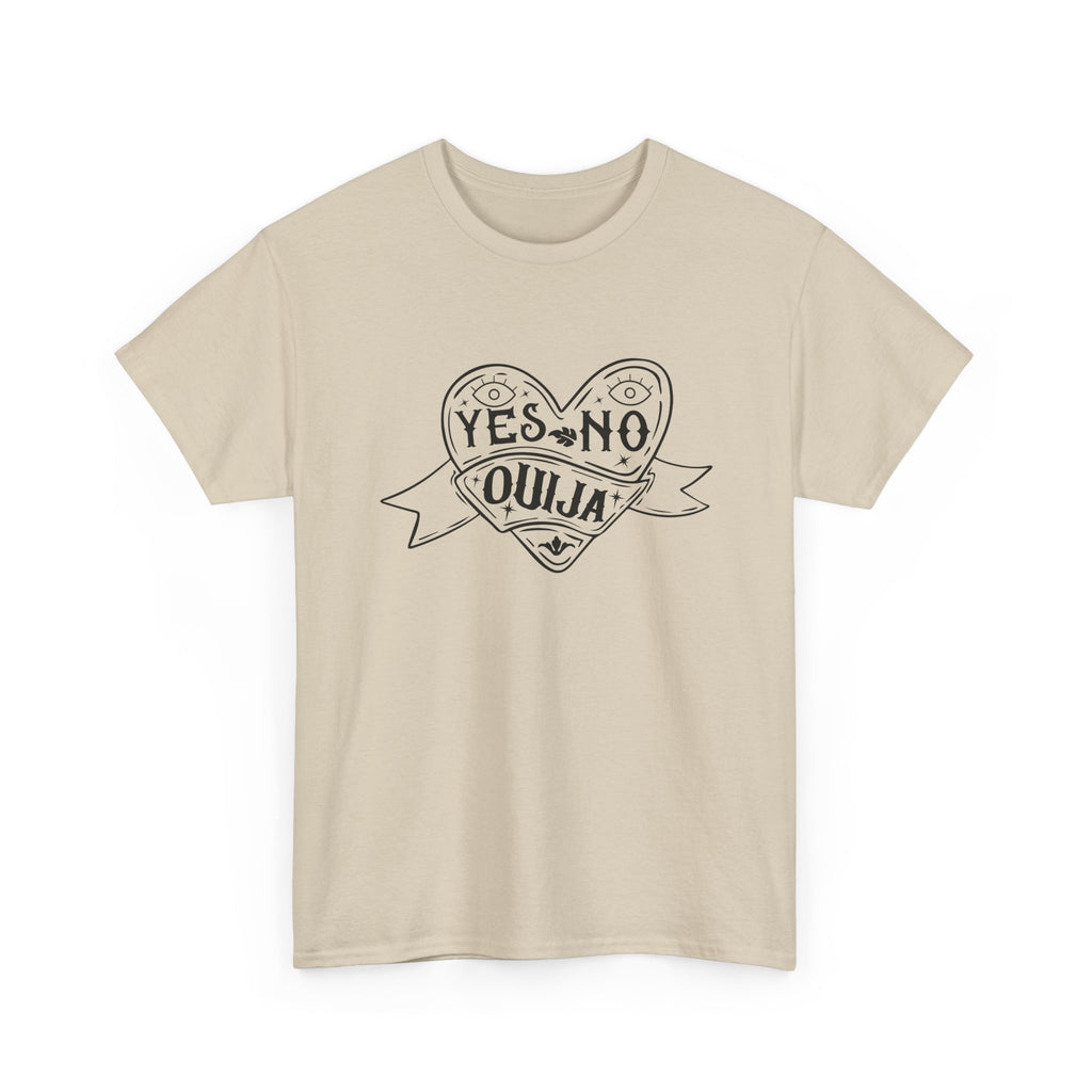 Unisex Tee - Yes No Ouija Graphic Print Shirt