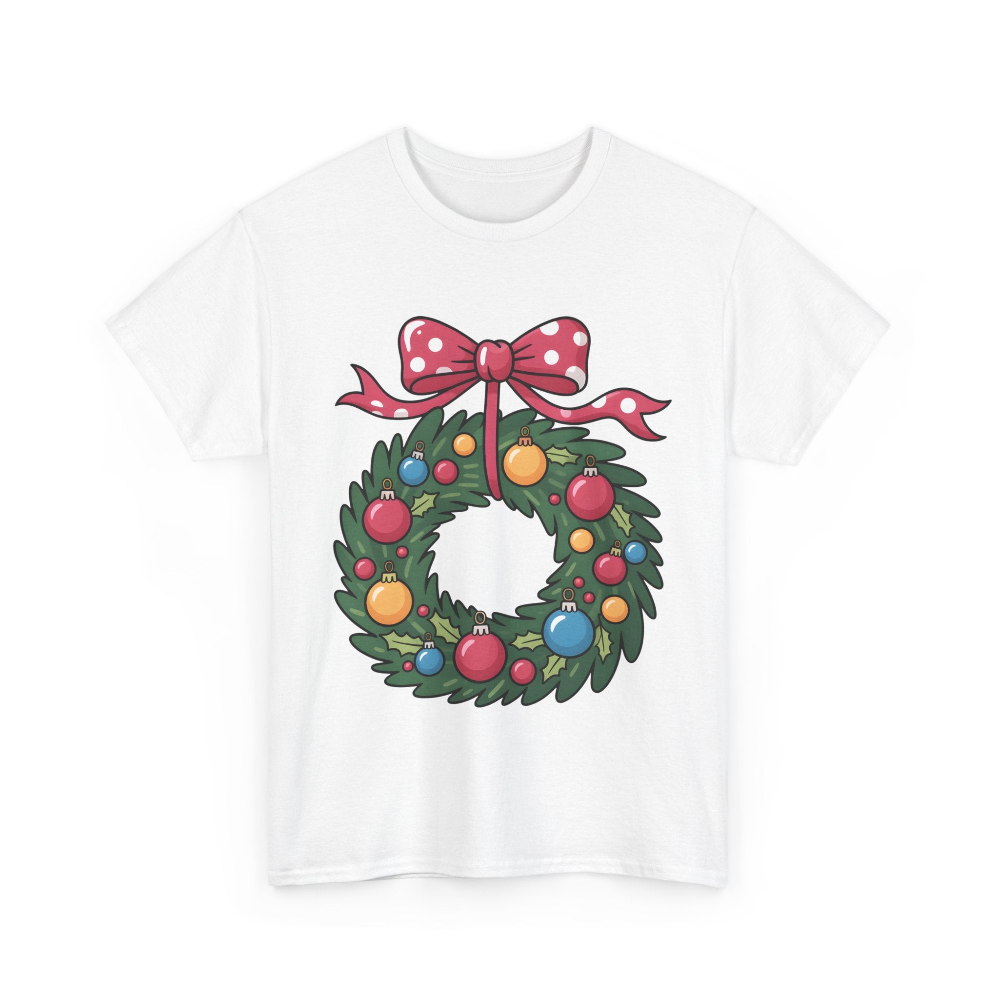 Christmas Wreath graphic Tee