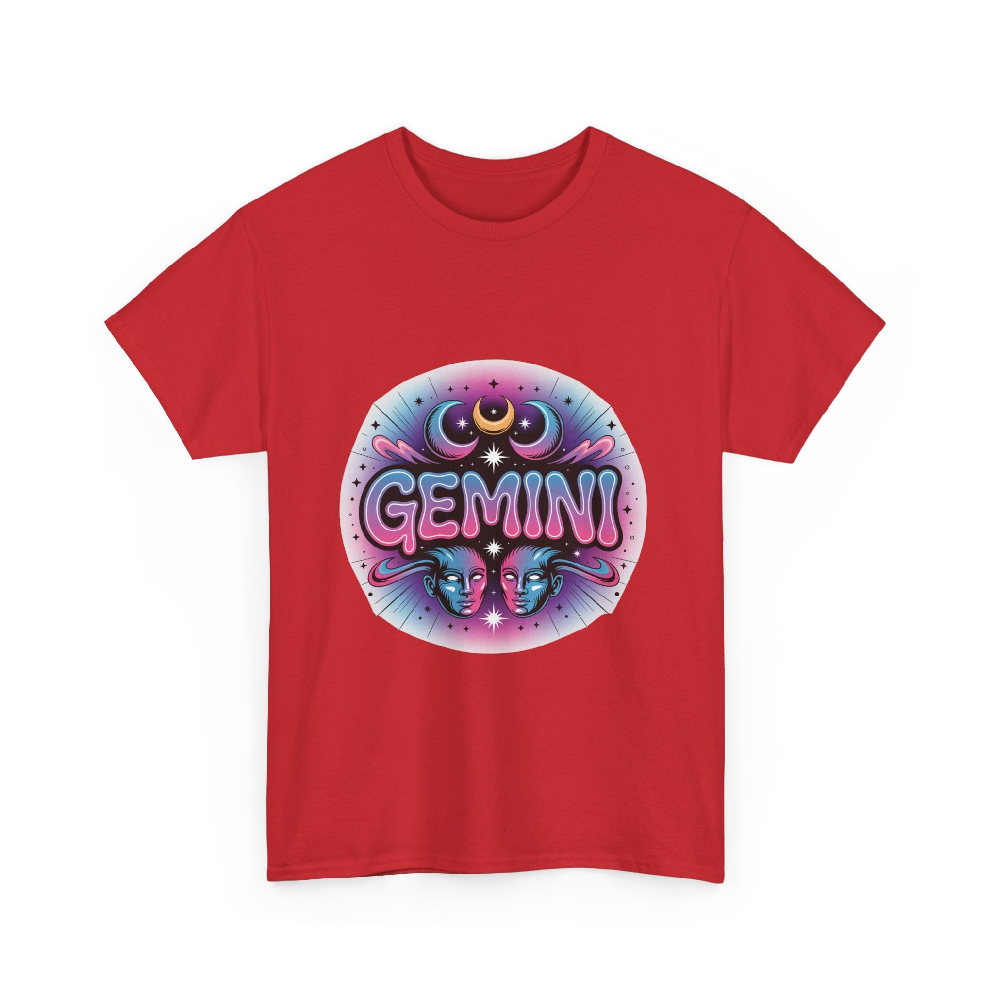 Neon Gemini Zodiac Tee