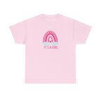 It's A Girl Unisex Tee, Baby Shower Gift, Gender Reveal Shirt, Pink Newborn Outfit, Pregnancy Announcement Top