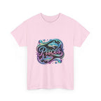 Neon Pisces Zodiac Tee