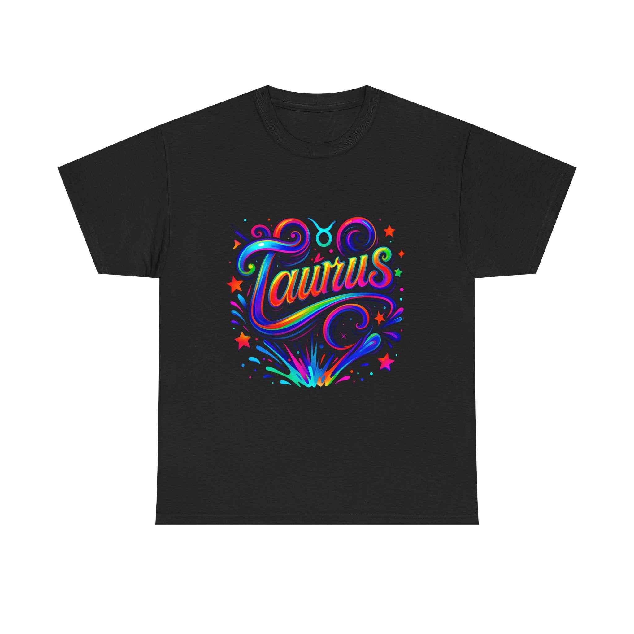 Neon Taurus Zodiac Tee
