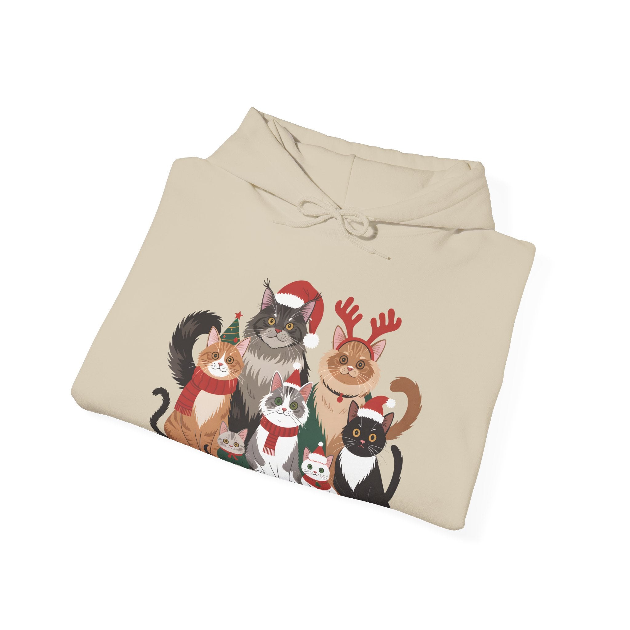 Cat Lover Christmas Hoodie