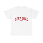 Self Love Club Graphic Unisex Tee, Positive Affirmation Shirt, Self Care Gift, Inspirational T-Shirt, Empowerment Tee, Mental Health