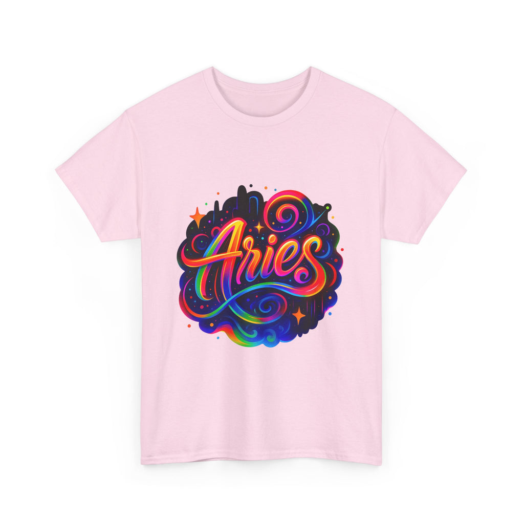 Neon Aries Zodiac Tee