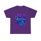 Neon Aquarius Zodiac Tee