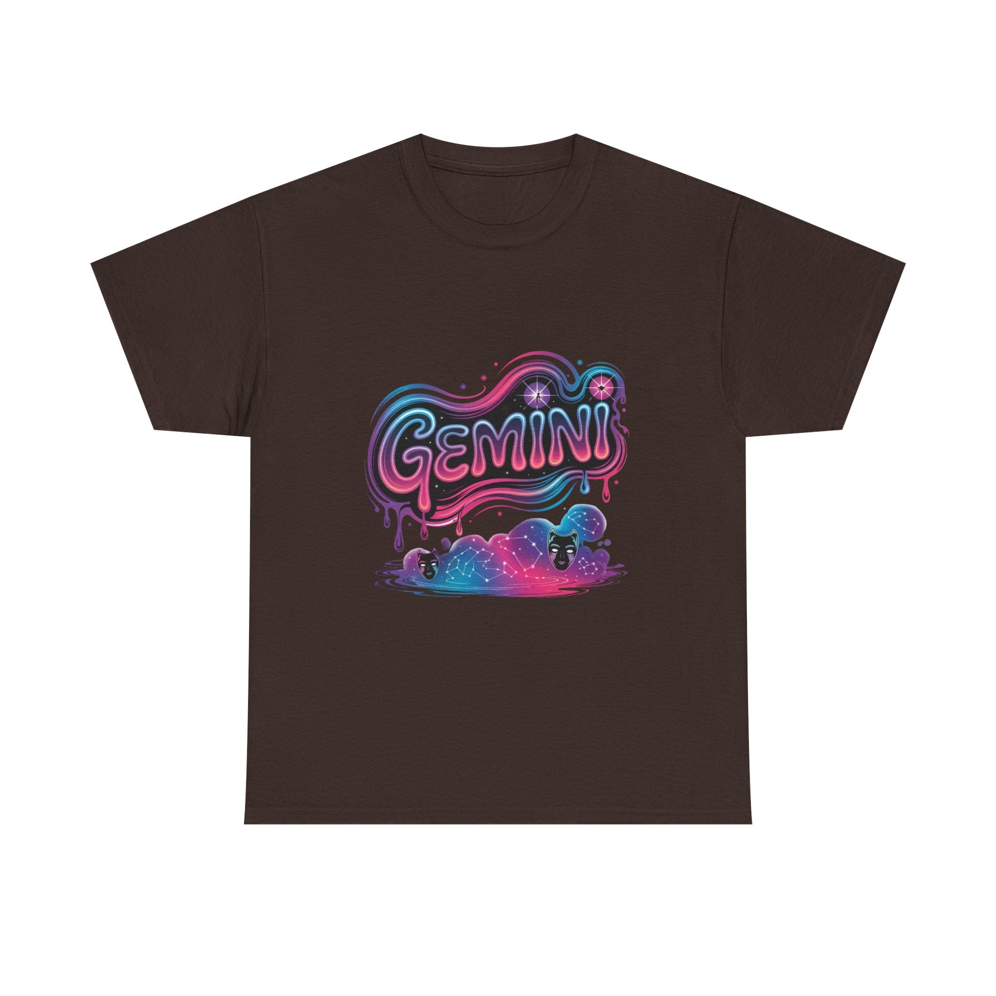 Neon Gemini Zodiac Tee