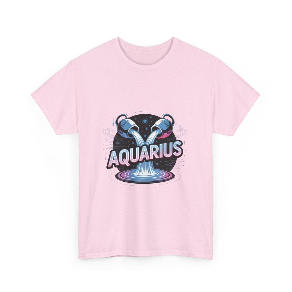 Neon Aquarius Zodiac Tee