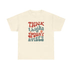 Thick Thighs Spooky Vibes Halloween Tee