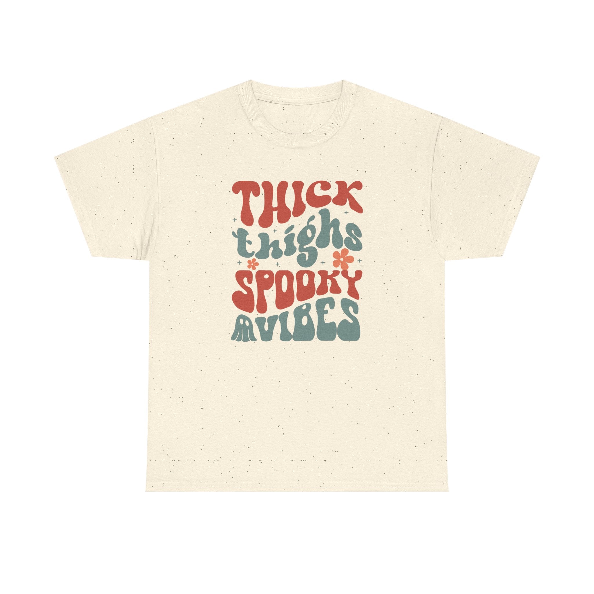 Thick Thighs Spooky Vibes Halloween Tee