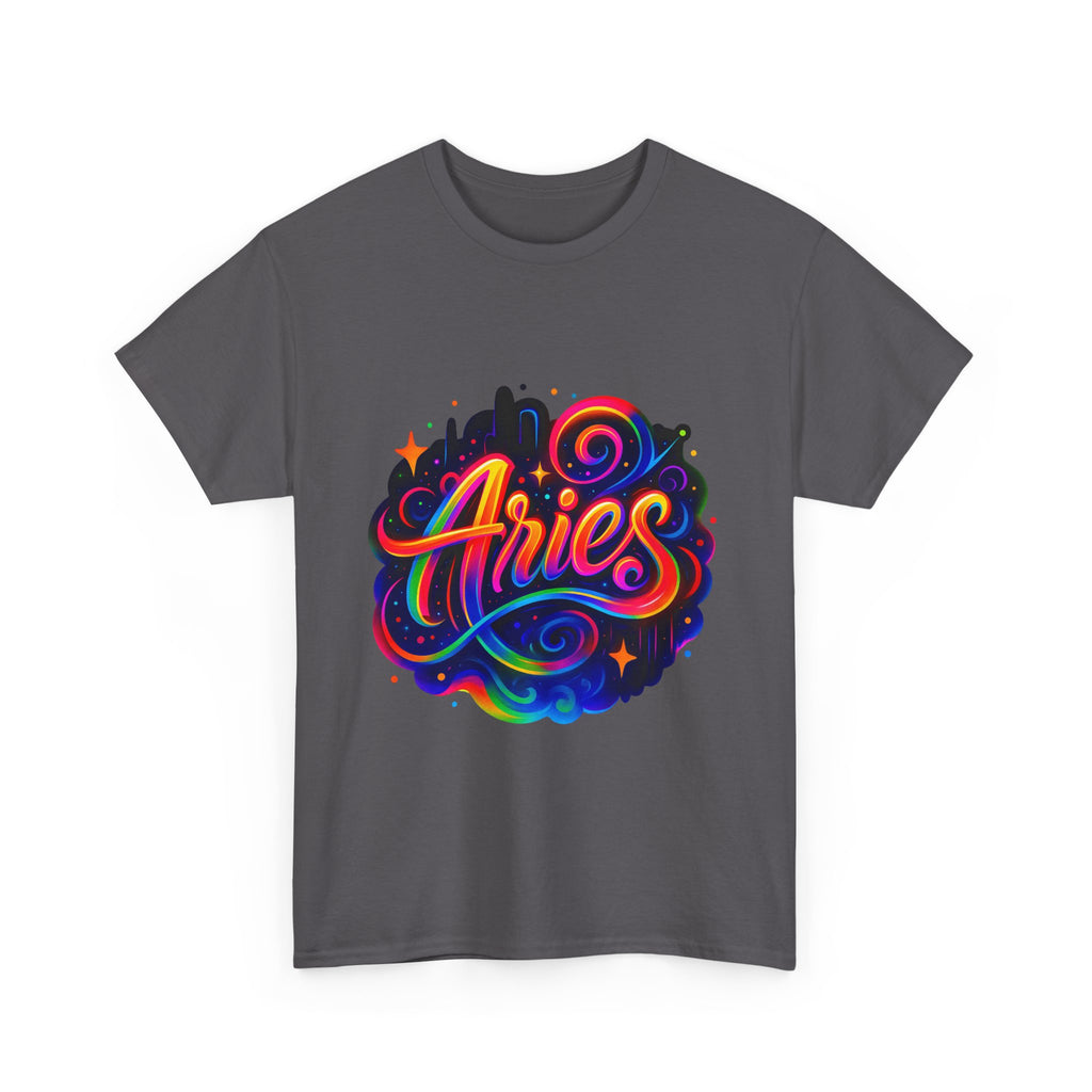 Neon Aries Zodiac Tee