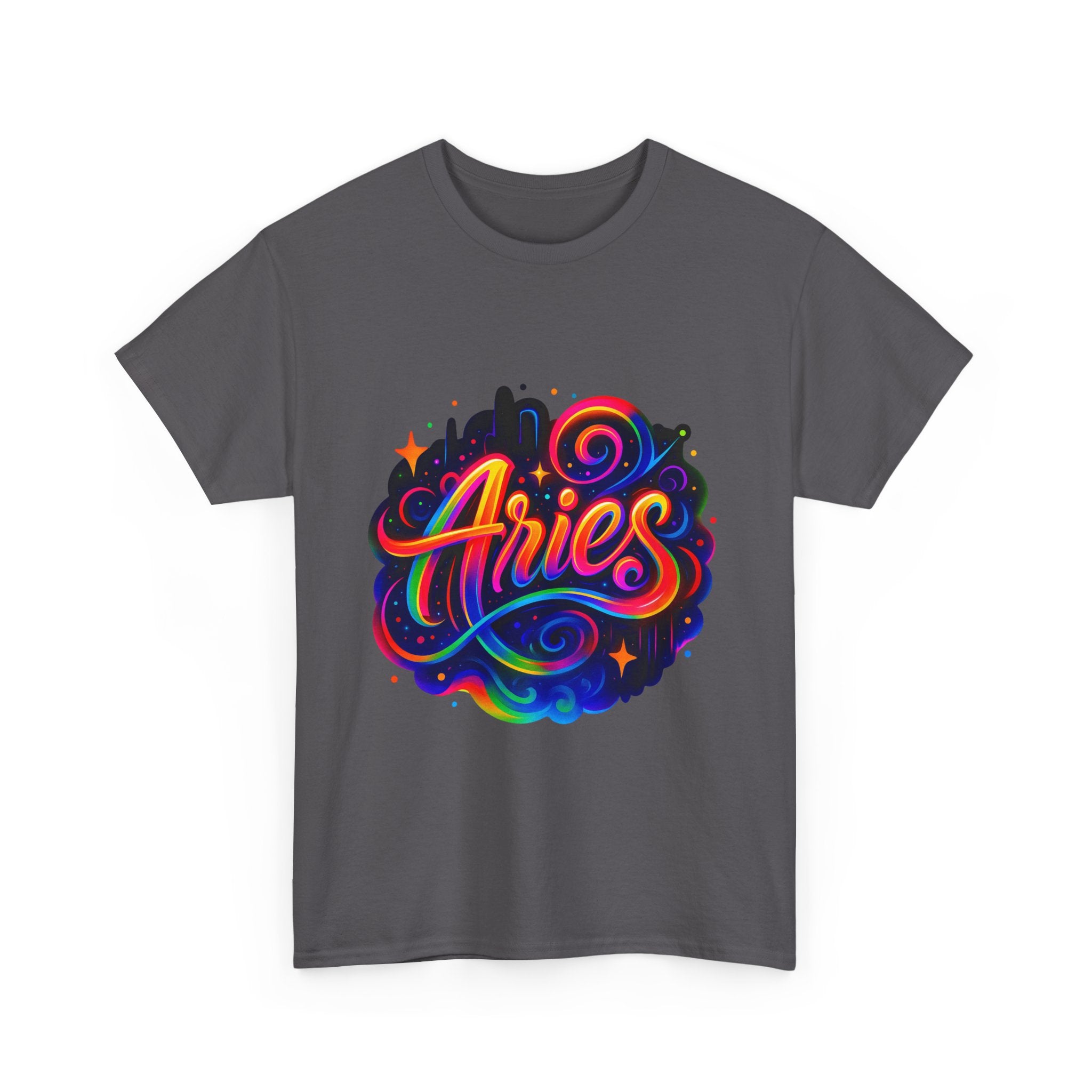 Neon Aries Zodiac Tee