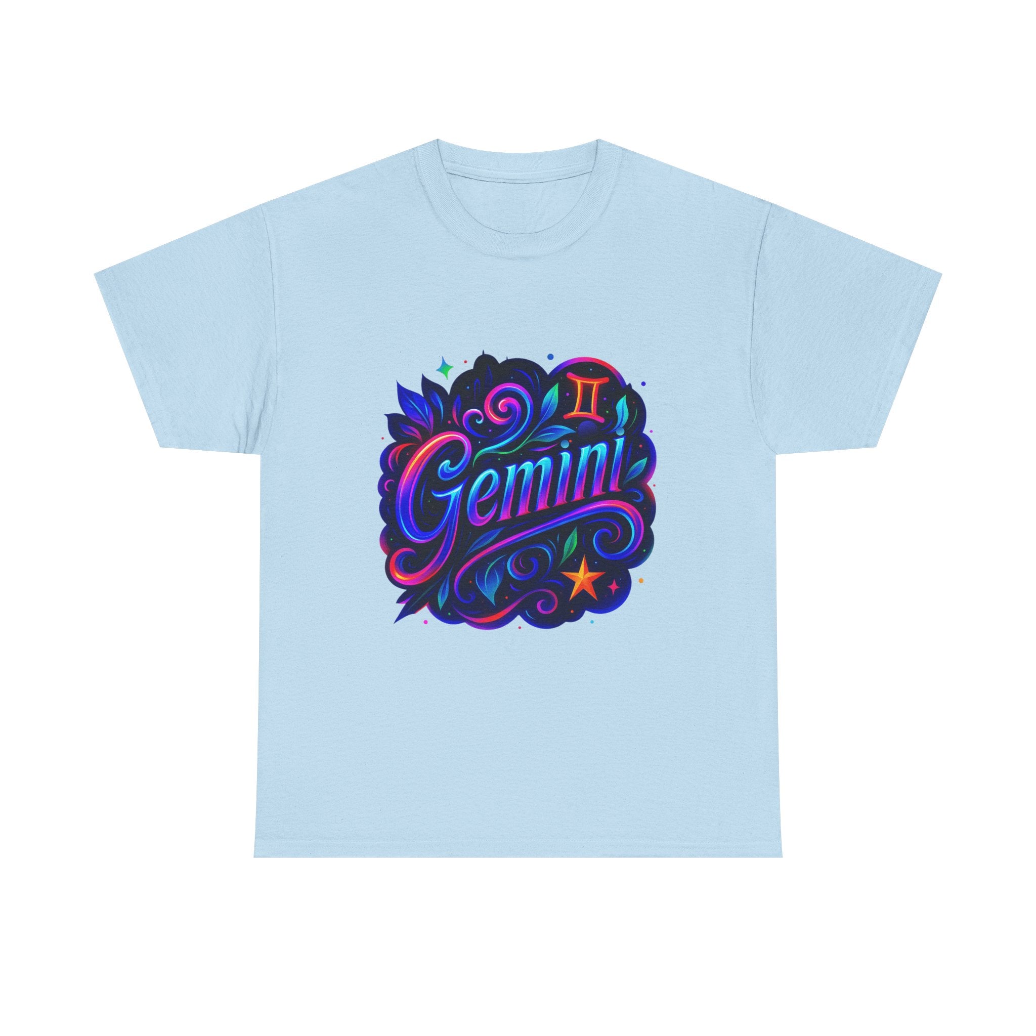 Neon Gemini Zodiac Tee